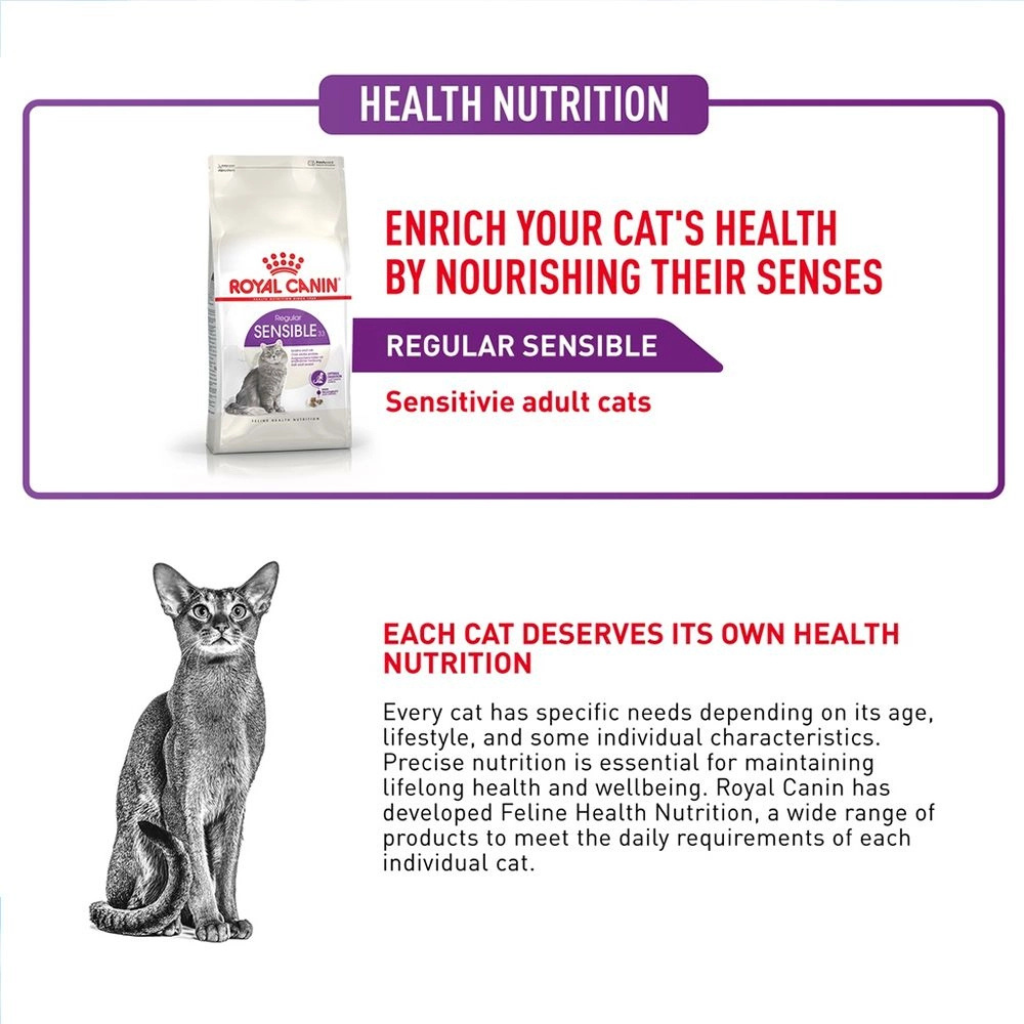 Fur Real Royal Canin Sensible 33 Cat Dry Food 15kg