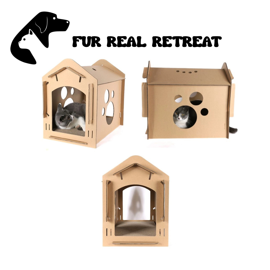 Fur Real ECO-FRIENDLY CAT SCRATCHER BOARD HOUSE