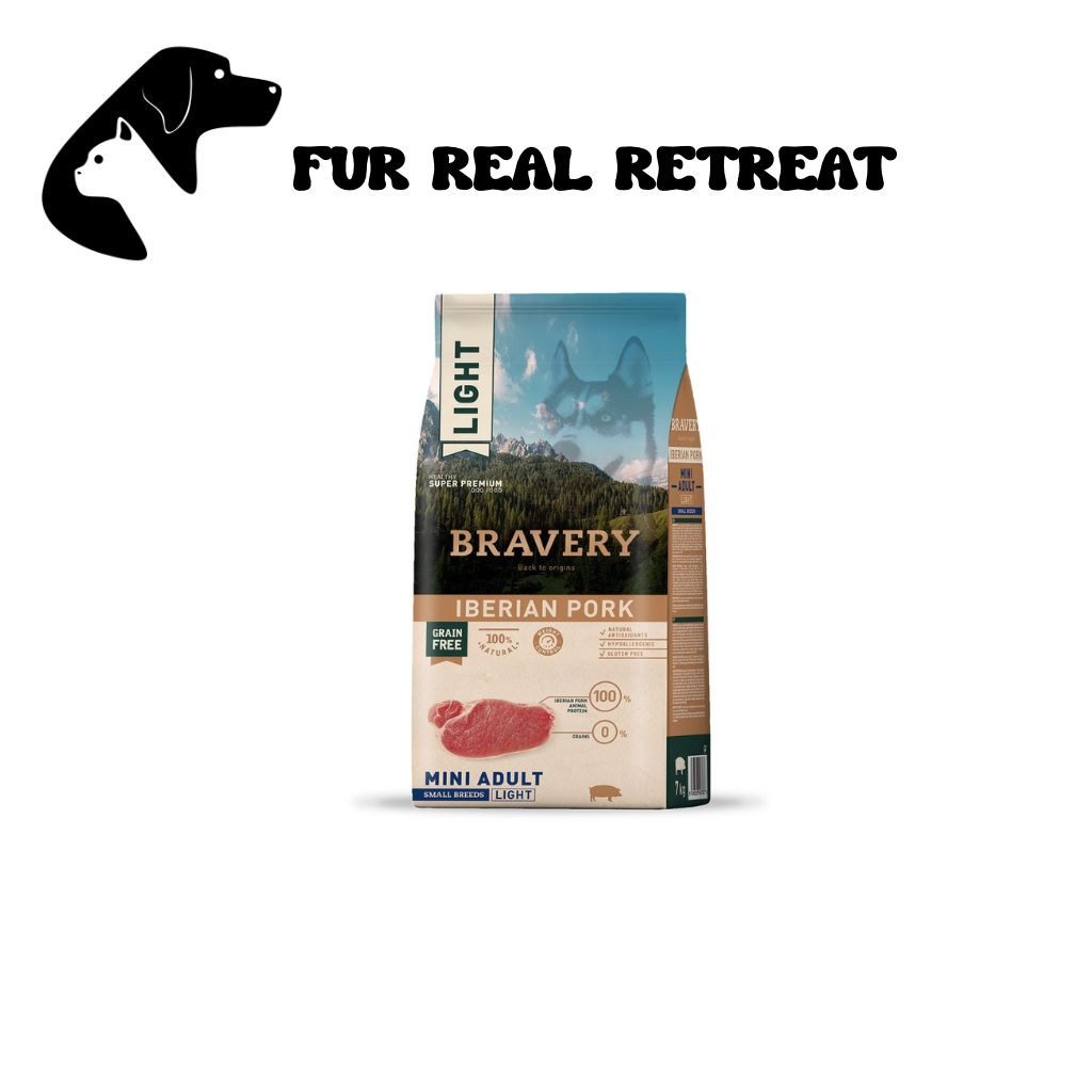 Bravery Dog 2kg Iberian Pork Light Mini Adult Dry Dog Food