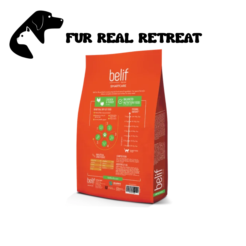 Fur Real Belif SmartCare Chicken & Turkey for Adult Cats 7.5KG