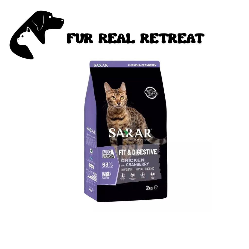 Fur Real SARAR Cat Food Fit Digestive with Chicken & Cranberry 2KG