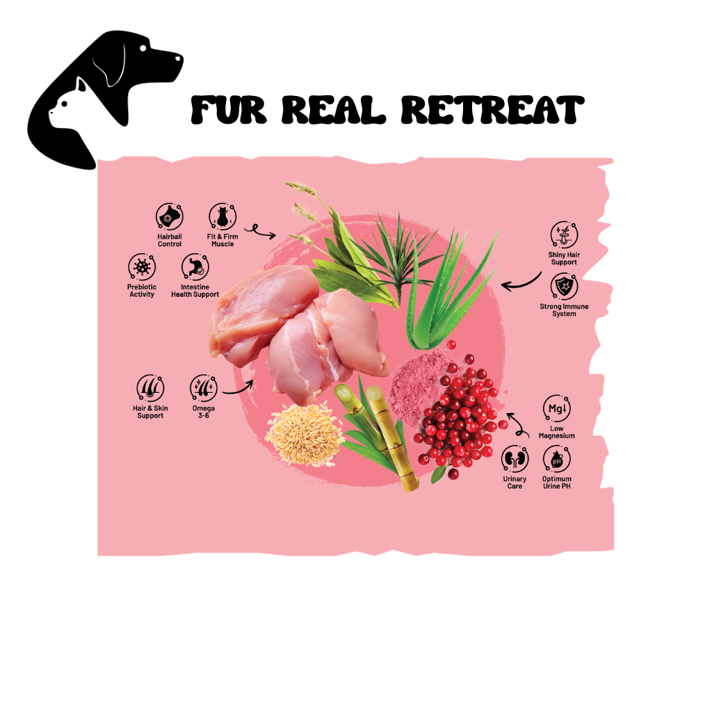 Fur Real SARAR Cat Food Shiny Hair with Chicken 2KG