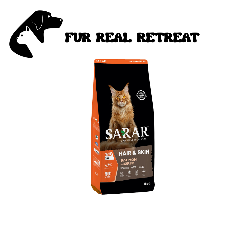 Fur Real SARAR Cat Food Hair Skin with Salmon & Shrimp 15KG