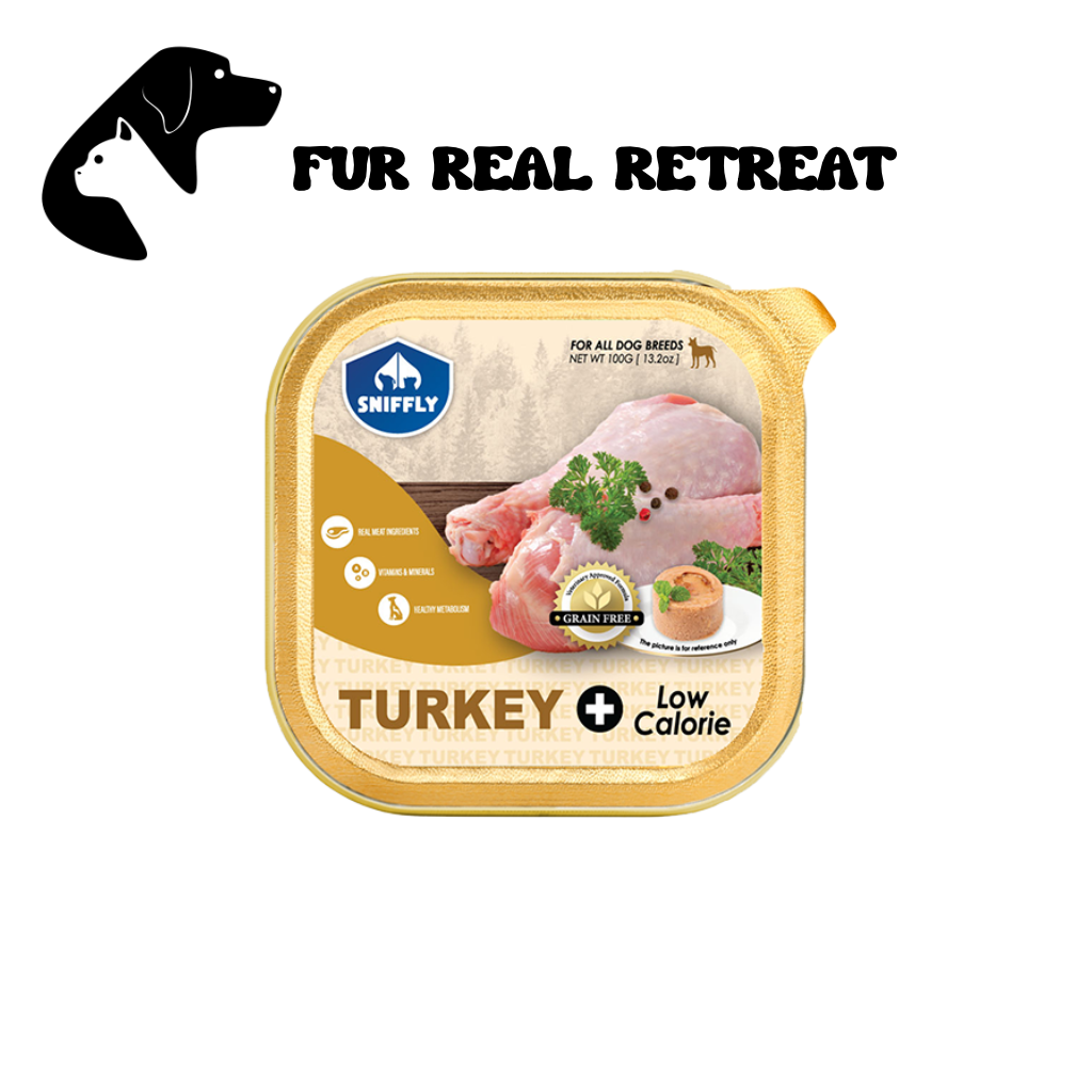 Fur Real Sniffly Dog Tray Turkey 100g