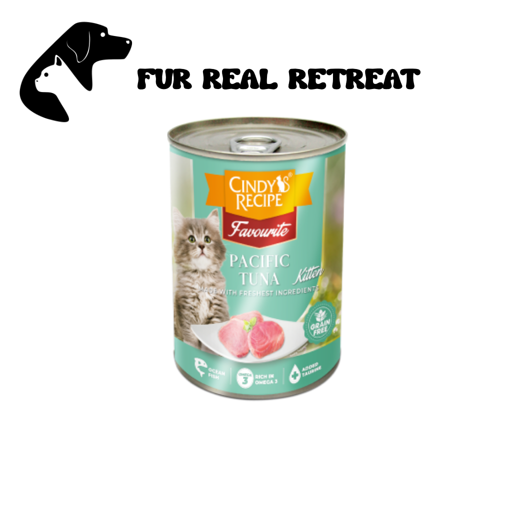 FUR REAL CINDY'S RECIPE CAT CANNED FOOD PACIFIC TUNA FOR KITTEN 400G