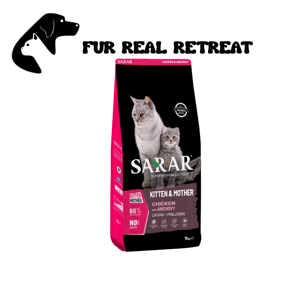 Fur Real SARAR Cat Food Kitten Mother with Chicken & Anchovy 15KG