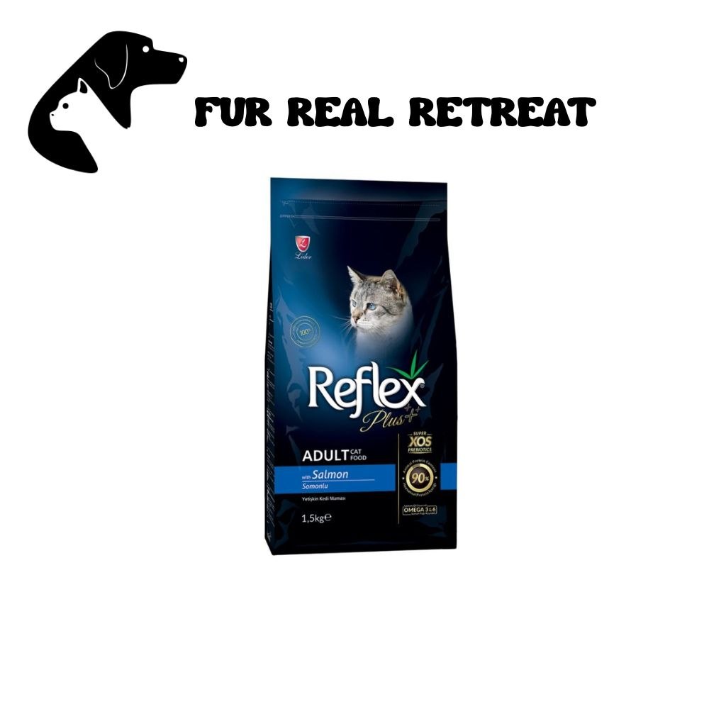 Reflex Plus 1.5kg Adult Salmon Dry Cat Food