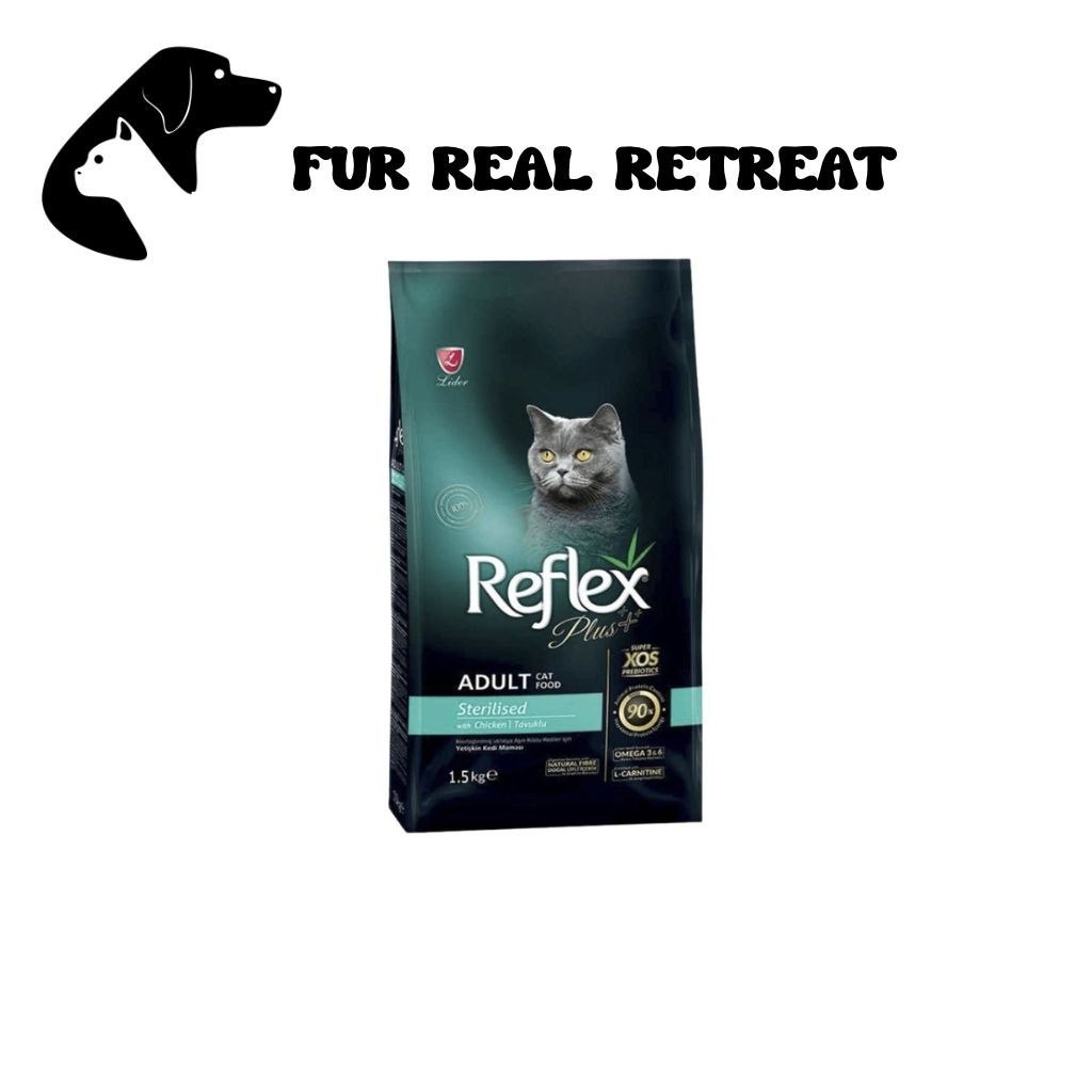 Reflex Plus 1.5kg Sterilised Chicken Dry Cat Food