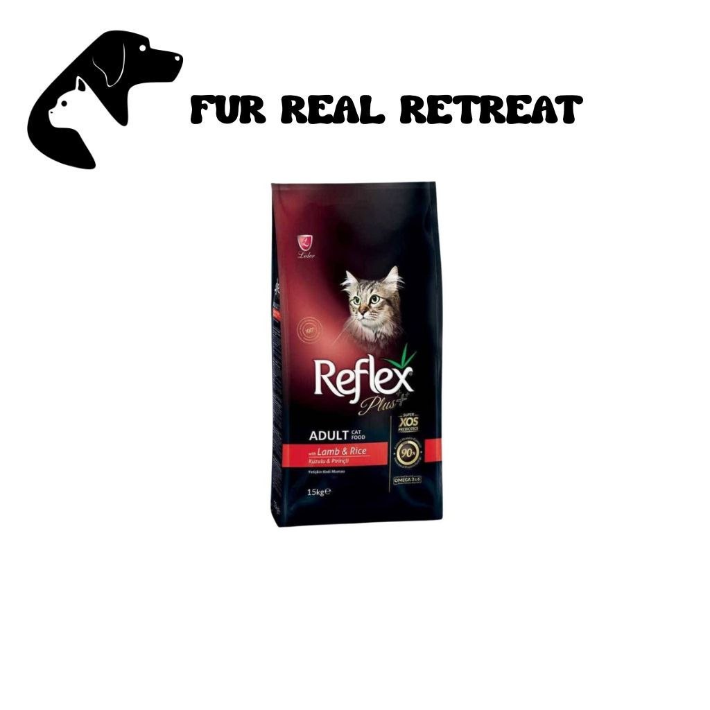 Reflex Plus 15kg Adult Lamb Cat Dry Food